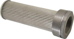 Flow Ezy Filters - 100 Mesh, 189 LPM, 50 GPM, 3" Diam, Male/Female Tank Mounted Strainer - 3 x 2 Port NPT, 9.8" Long - A1 Tooling