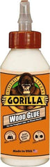 Gorilla Glue - 8 oz Bottle Natural Wood Glue - 3 to 4 hr Working Time, 24 hr Full Cure Time, Bonds to Cork Board & Wood - A1 Tooling