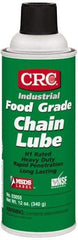 CRC - 16 oz Aerosol High Temperature Chain & Cable Lubricant - White, 8 to 325°F, Food Grade - A1 Tooling