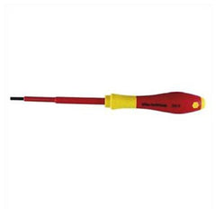 Insulated Cushion Grip Slotted Screwdriver 5.5 × 125 mm (7/32″) In Carded Hanger - A1 Tooling