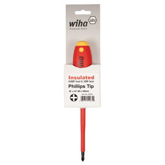 Insulated Cushion Grip Phillips Screwdriver #2 × 100 mm In Carded Hanger - A1 Tooling