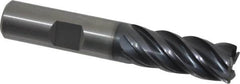 Kennametal - 1/2", 5 Flute, Solid Carbide, 0.03" Corner Radius End Mill - 3" OAL, 1-1/4" LOC - A1 Tooling