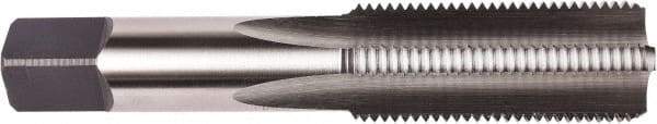 Union Butterfield - M18x2.50 Metric Coarse 6H 4 Flute Bright Finish High Speed Steel Straight Flute Standard Hand Tap - Bottoming, Right Hand Thread, 4-1/32" OAL, 1-13/16" Thread Length, D7 Limit, Oversize - Exact Industrial Supply