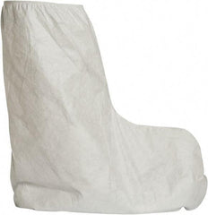 Dupont - Size Universal, Tyvek, Standard Boot Cover - White, Non-Chemical Resistant - A1 Tooling