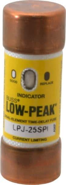 Cooper Bussmann - 300 VDC, 600 VAC, 25 Amp, Time Delay General Purpose Fuse - Fuse Holder Mount, 2-1/4" OAL, 100 at DC, 300 at AC (RMS) kA Rating, 13/16" Diam - A1 Tooling