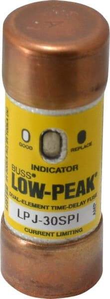 Cooper Bussmann - 300 VDC, 600 VAC, 30 Amp, Time Delay General Purpose Fuse - Fuse Holder Mount, 2-1/4" OAL, 100 at DC, 300 at AC (RMS) kA Rating, 13/16" Diam - A1 Tooling