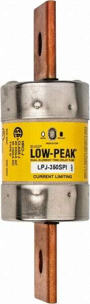 Cooper Bussmann - 300 VDC, 600 VAC, 350 Amp, Time Delay General Purpose Fuse - Bolt-on Mount, 7-1/8" OAL, 100 at DC, 300 at AC (RMS) kA Rating, 2" Diam - A1 Tooling