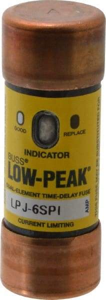 Cooper Bussmann - 300 VDC, 600 VAC, 6 Amp, Time Delay General Purpose Fuse - Fuse Holder Mount, 2-1/4" OAL, 100 at DC, 300 at AC (RMS) kA Rating, 13/16" Diam - A1 Tooling