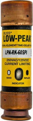 Cooper Bussmann - 125 VDC, 250 VAC, 60 Amp, Time Delay General Purpose Fuse - Fuse Holder Mount, 76.2mm OAL, 100 at DC, 300 at AC (RMS) kA Rating, 13/16" Diam - A1 Tooling