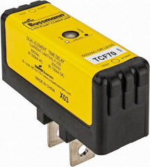 Cooper Bussmann - 300 VDC, 600 VAC, 70 Amp, Time Delay General Purpose Fuse - Plug-in Mount, 76.45mm OAL, 100 at DC, 200 (CSA RMS), 300 (UL RMS) kA Rating - A1 Tooling