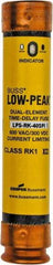 Cooper Bussmann - 300 VDC, 600 VAC, 40 Amp, Time Delay General Purpose Fuse - Fuse Holder Mount, 5-1/2" OAL, 100 at DC, 300 at AC (RMS) kA Rating, 27mm Diam - A1 Tooling