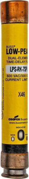 Cooper Bussmann - 300 VDC, 600 VAC, 7 Amp, Time Delay General Purpose Fuse - Fuse Holder Mount, 127mm OAL, 100 at DC, 300 at AC (RMS) kA Rating, 13/16" Diam - A1 Tooling