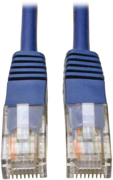 Tripp-Lite - Cat5e, 24 AWG, 8 Wires, 550 MHz, Unshielded Network & Ethernet Cable - Blue, PVC, 100' OAL - A1 Tooling