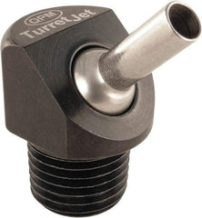 QPM Products - 5/16" Hose Inside Diam, Coolant Hose Nozzle - NPT, for Use with CNC Lathes - A1 Tooling