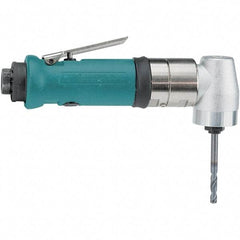 Dynabrade - 1/4" Keyed Chuck - Right Angle Handle, 950 RPM, 0.4 hp, 90 psi - A1 Tooling