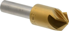 M.A. Ford - 5/8" Head Diam, 3/8" Shank Diam, 6 Flute 100° High Speed Steel Countersink - A1 Tooling