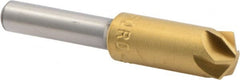 M.A. Ford - 3/8" Head Diam, 1/4" Shank Diam, 6 Flute 120° High Speed Steel Countersink - A1 Tooling