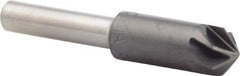 M.A. Ford - 3/8" Head Diam, 1/4" Shank Diam, 6 Flute 100° High Speed Steel Countersink - ALtima Blaze Finish, 2" OAL - A1 Tooling