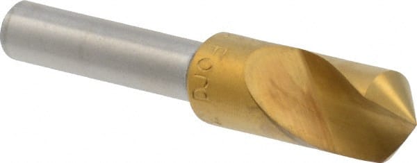 M.A. Ford - 3/8" Head Diam, 1/4" Shank Diam, 1 Flute 100° High Speed Steel Countersink - A1 Tooling