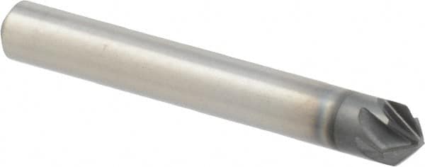 M.A. Ford - 1/4" Head Diam, 1/4" Shank Diam, 6 Flute 90° High Speed Steel Countersink - A1 Tooling