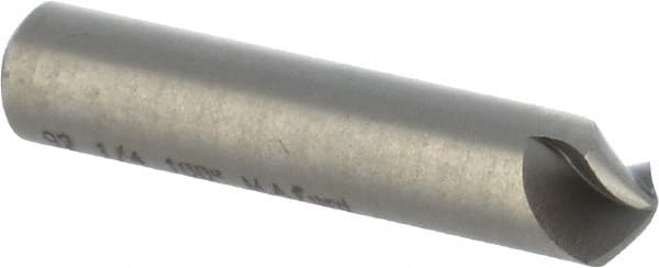 M.A. Ford - 1/4" Head Diam, 1/4" Shank Diam, 3 Flute 100° High Speed Steel Countersink - A1 Tooling