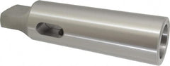 Accupro - MT5 Inside Morse Taper, MT6 Outside Morse Taper, Standard Reducing Sleeve - Soft with Hardened Tang, 3/8" Projection, 8-9/16" OAL - Exact Industrial Supply