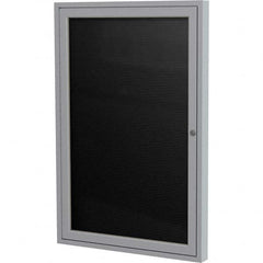 Ghent - Cork Bulletin Boards Style: Enclosed Letterboard Color: Black - A1 Tooling