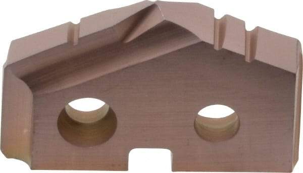 Allied Machine and Engineering - 7/8" Diam x 5/32" Thick, Seat Code 1, 132° Included Angle Spade Drill Insert - AM200 Coated, Cobalt, Grade Super Cobalt, Series GEN2 T-A - A1 Tooling