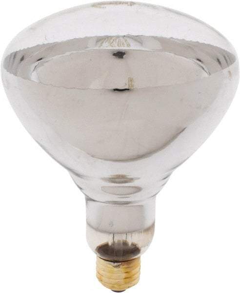 Philips - 250 Watt Incandescent Flood/Spot Medium Screw Lamp - 2,700°K Color Temp, 2,700 Lumens, 120 Volts, Dimmable, BR40, 5,000 hr Avg Life - A1 Tooling