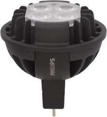 Philips - 7 Watt LED Commercial/Industrial 2 Pin Lamp - 2,700°K Color Temp, 370 Lumens, 12 Volts, Dimmable, MRC16, 35,000 hr Avg Life - A1 Tooling