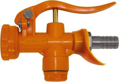 SANI-LAV - 3/4" Pipe, Insulated, Grade 5 Plastic Adjustable Spray Pattern Nozzle - Safety Orange, 3/4" Hose Barb Connection, 12 Gal per min at 100 psi, 3/4 GHT, 3/4" Orifice Diam, For Use With Water - A1 Tooling