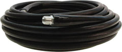 Continental ContiTech - 50' Long, 3/8 Male Rigid x Male Swivel, -20 to 250°F, Nitrile High Temp & High Pressure Hose - 3/8" ID x 0.69" OD, Black, 4,000 Max psi - A1 Tooling