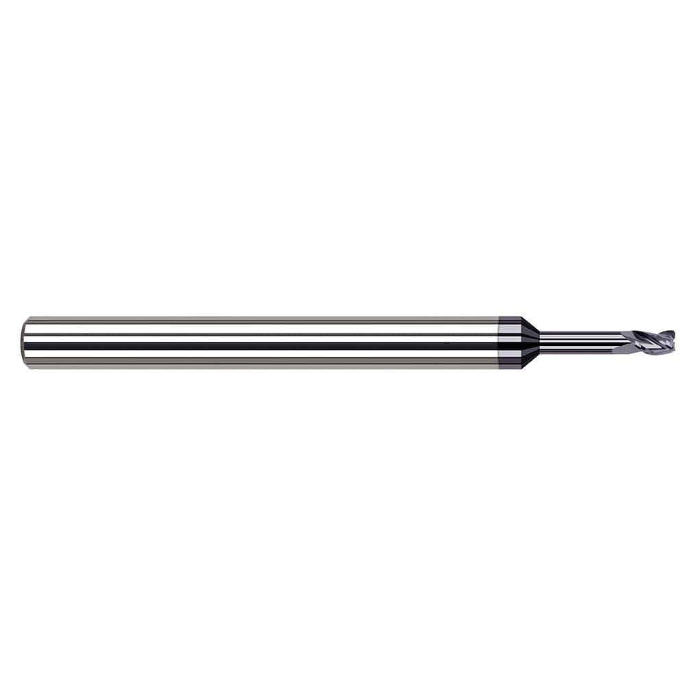 Harvey Tool - Corner Radius & Corner Chamfer End Mills; Mill Diameter (Inch): 1/16 ; Mill Diameter (Decimal Inch): 0.0620 ; End Type: Corner Radius ; Corner Radius (Decimal Inch): 0.0050 ; Number of Flutes: 3 ; Material: Solid Carbide - Exact Industrial Supply