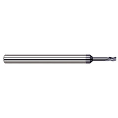 Corner Radius End Mill: 3/16″ Dia, 0.285″ LOC, 0.04″ Radius, 4 Flutes, Solid Carbide 3″ OAL, 3/16″ Shank Dia, 34 ° Helix, AlTiN Nano Coated, Corner Radius End, Centercutting