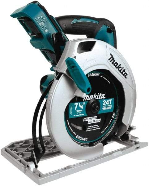 Makita - 18 Volt, 7-1/4" Blade, Cordless Circular Saw - 4,800 RPM, Lithium-Ion Batteries Not Included - A1 Tooling