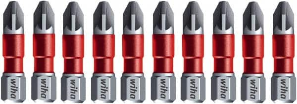 Wiha - PZ.1 Phillips Screwdriver Bit - 1/4" Drive, 1-9/64" OAL - A1 Tooling