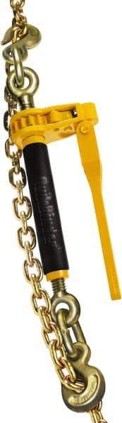 Peerless Chain - 7,100 Lbs. Load Limit Ratchet Loadbinder - 3/8 Inch Max Chain Size, 6 Inch Take Up, Chain Grade 80 - A1 Tooling