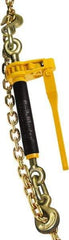 Peerless Chain - 12,000 Lbs. Load Limit Ratchet Loadbinder - 1/2 Inch Max Chain Size, 6 Inch Take Up, Chain Grade 80 - A1 Tooling