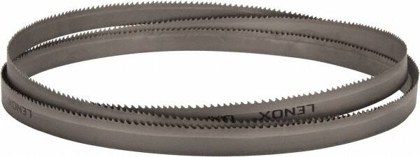 Lenox - 4 to 6 TPI, 12' 3" Long x 1" Wide x 0.035" Thick, Welded Band Saw Blade - Bi-Metal, Toothed Edge, Raker Tooth Set, Flexible Back, Contour Cutting - A1 Tooling