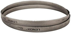 Lenox - 4 to 6 TPI, 10' 10-1/2" Long x 1" Wide x 0.035" Thick, Welded Band Saw Blade - Bi-Metal, Toothed Edge, Raker Tooth Set, Flexible Back, Contour Cutting - A1 Tooling