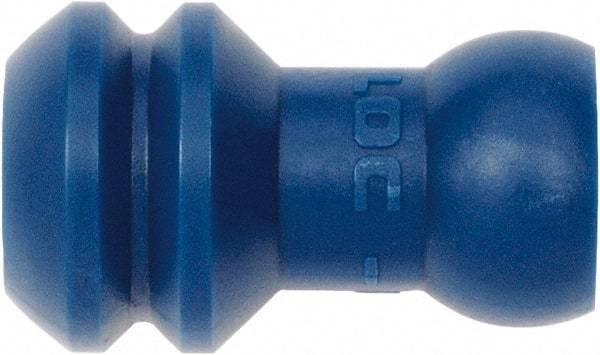 Loc-Line - 1/4" Hose ID, Male to Female Coolant Hose Lathe Adapter - Unthreaded, For Loc-Line Modular Hose Systems - A1 Tooling