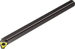 Sandvik Coromant - 16mm Min Bore Diam, 150mm OAL, 12mm Shank Diam, A..SWLPR/L Indexable Boring Bar - WPMT 2(1.5)1, WPMT 04 02 04 Insert, Screw or Clamp Holding Method - A1 Tooling