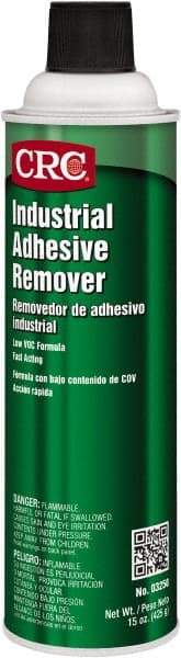 CRC - 19 oz Aerosol Can Adhesive Remover - VOC Content g/L 0, Removes Adhesives - A1 Tooling