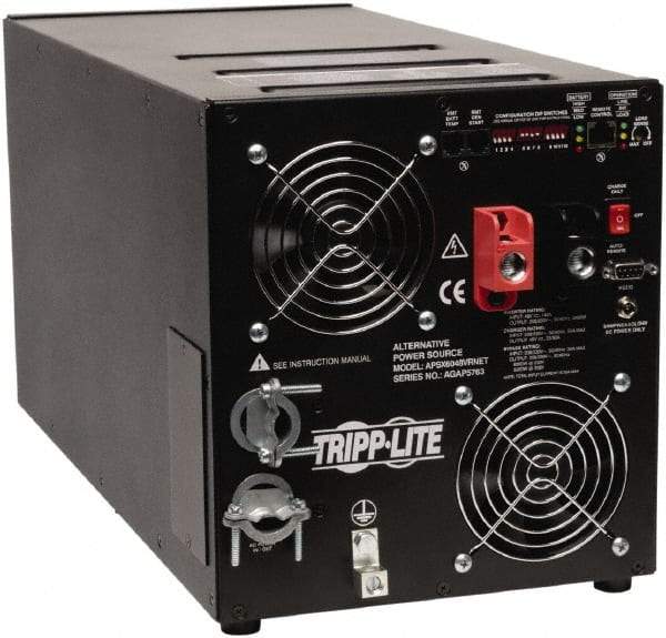 Tripp-Lite - Hardwire Connection, 48 VDC Input, 208/230 Output, 12,000 Peak Wattage, Surface Mount Power Inverter - 8.96" Wide x 10.08" Deep x 10-2/25" High, 6,000 Watt Continuous Output Power, Fan Cooled - A1 Tooling