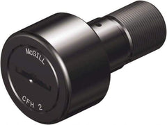 McGill - 5/8" Roller Diam x 7/16" Width, 1/4" Stud Diam x 3/4" Length, Sealed Heavy Stud Cam Follower - Steel, 5/16" Thread Length, 5/16-24 Thread, 1.22" OAL, 955 Lb Dynamic Cap, 2,480 Lb Static Cap - A1 Tooling