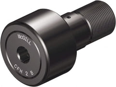 McGill - 3/4" Roller Diam x 1/2" Width, 3/8" Stud Diam x 7/8" Length, Sealed Heavy Stud Cam Follower with Hex - Steel, 3/8" Thread Length, 7/16-20 Thread, 1.41" OAL, 1,660 Lb Dynamic Cap, 4,130 Lb Static Cap - A1 Tooling