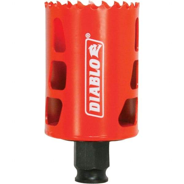 Freud - 1-7/8" Diam, 2-3/8" Cutting Depth, Hole Saw - Bi-Metal Saw, Toothed Edge - A1 Tooling