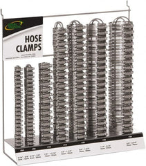 IDEAL TRIDON - 130 Piece, 5/16 to 2-3/4" Diam, Worm Drive Clamp Set - 20 Micro 4, 20 Micro 6, 10 Size 10, 20 Size 12, 20 Size 20, 20 Size 28, 20 Size 36 - A1 Tooling