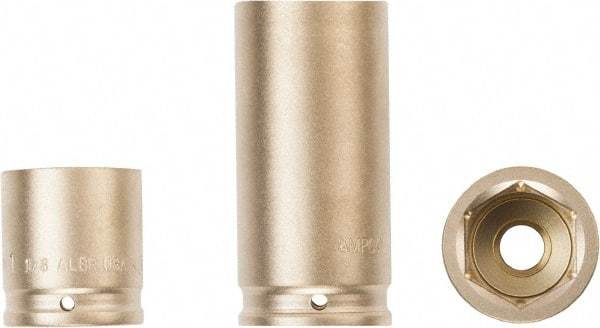 Ampco - 1/2" Drive 8mm Standard Nonsparking Impact Socket - 6 Points - A1 Tooling