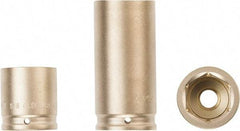 Ampco - 3/4" Drive 17mm Standard Nonsparking Impact Socket - 6 Points - A1 Tooling